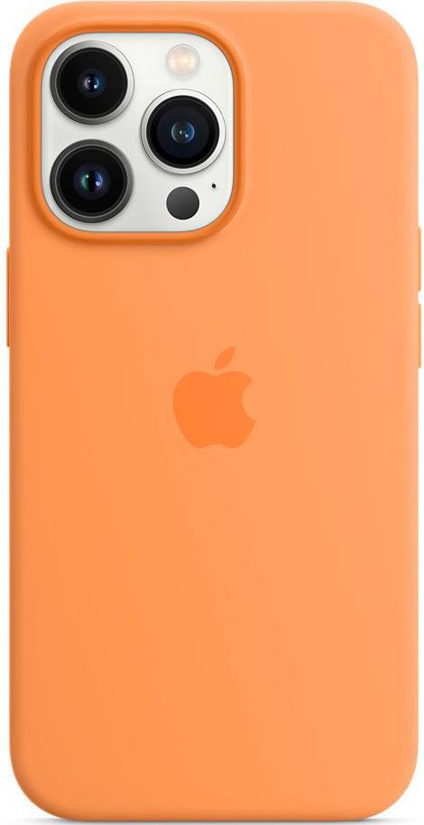 Чехол Silicone Case magsafe качество Lux для iPhone 13 Pro Max оранжевый